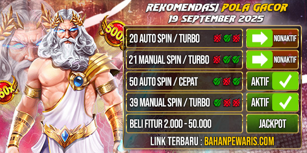 Bahantoto | Pola Gacor Hari Ini